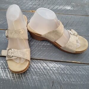 DANSKO Sophie Wedge Sandals Women's Size 41 US 8